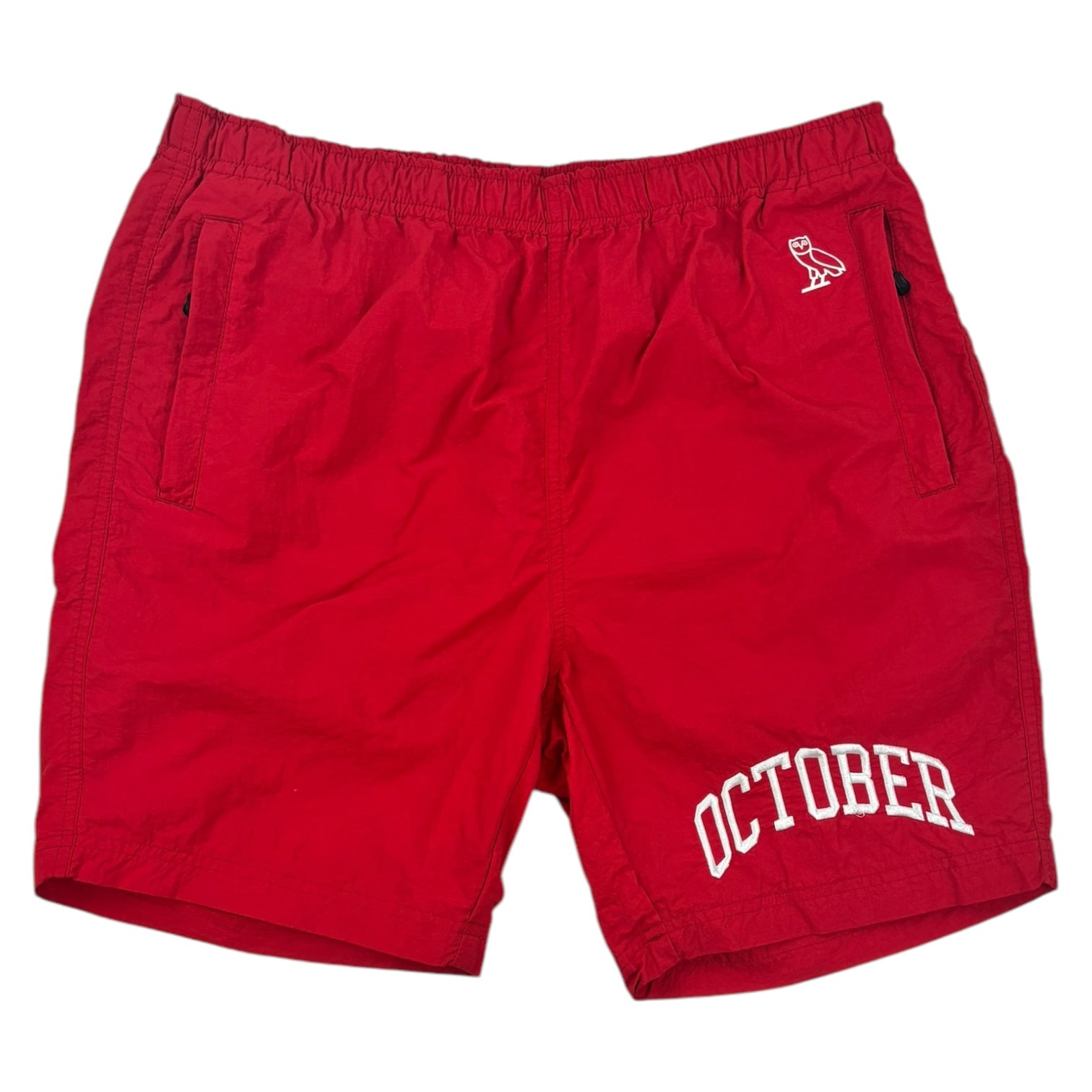 OVO October Arch Nylon Short Red