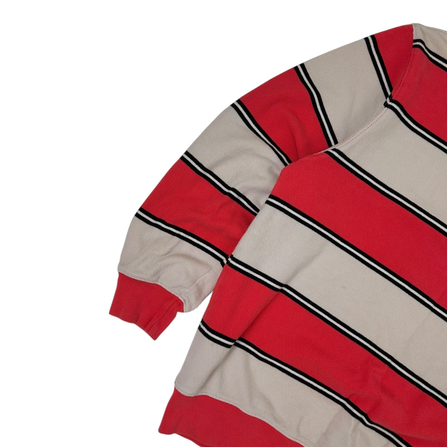 Palace Dialer Striped Crewneck Red/White
