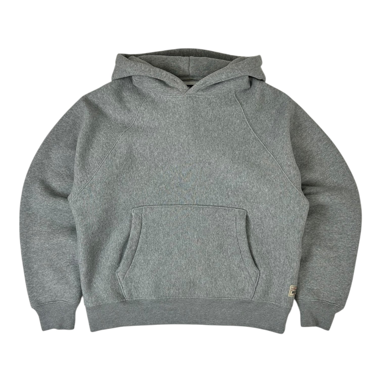 Stussy Raglan Fleece Hoodie Grey