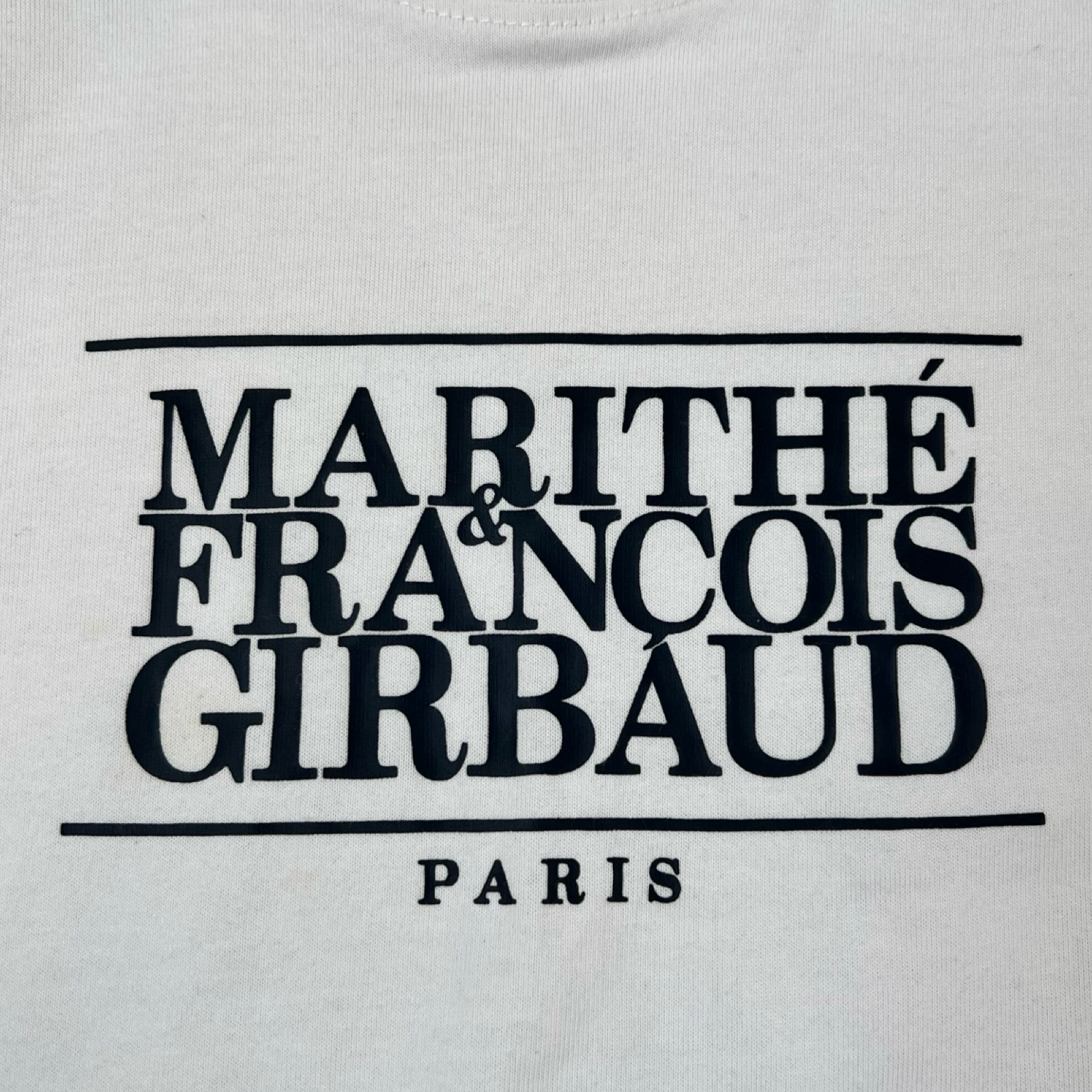(W) Marithé + François Girbaud W Classic Logo Crop T-Shirt