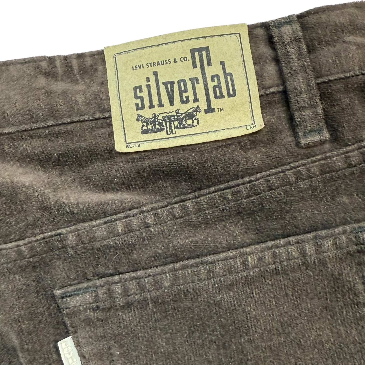 Vintage Levi’s Silver Tab Denim Pants Brown