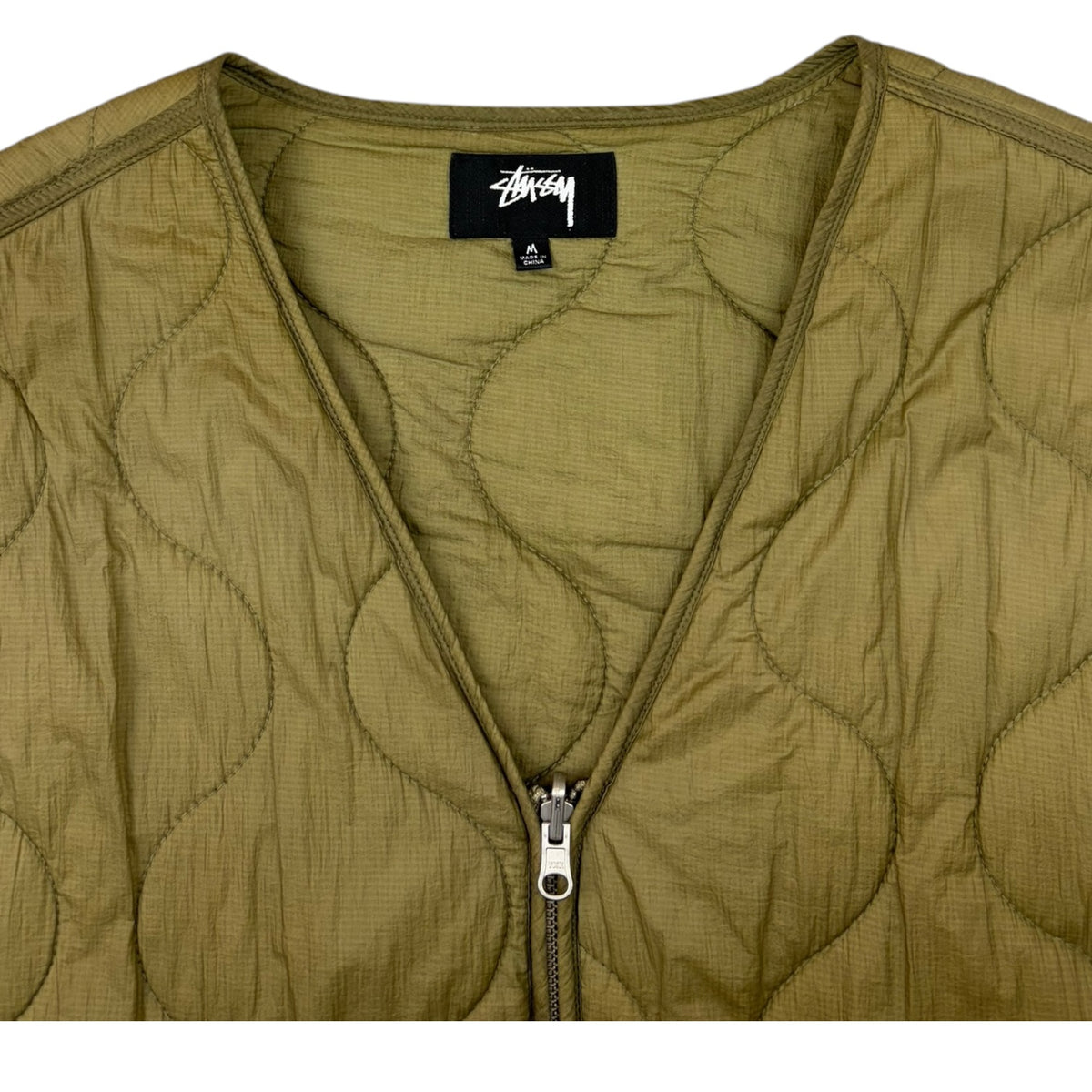 Stussy Quilted Liner Vest Olive