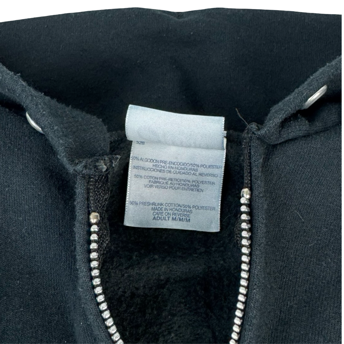 Vintage Y2K Count Kustoms Zip Up Hoodie Black