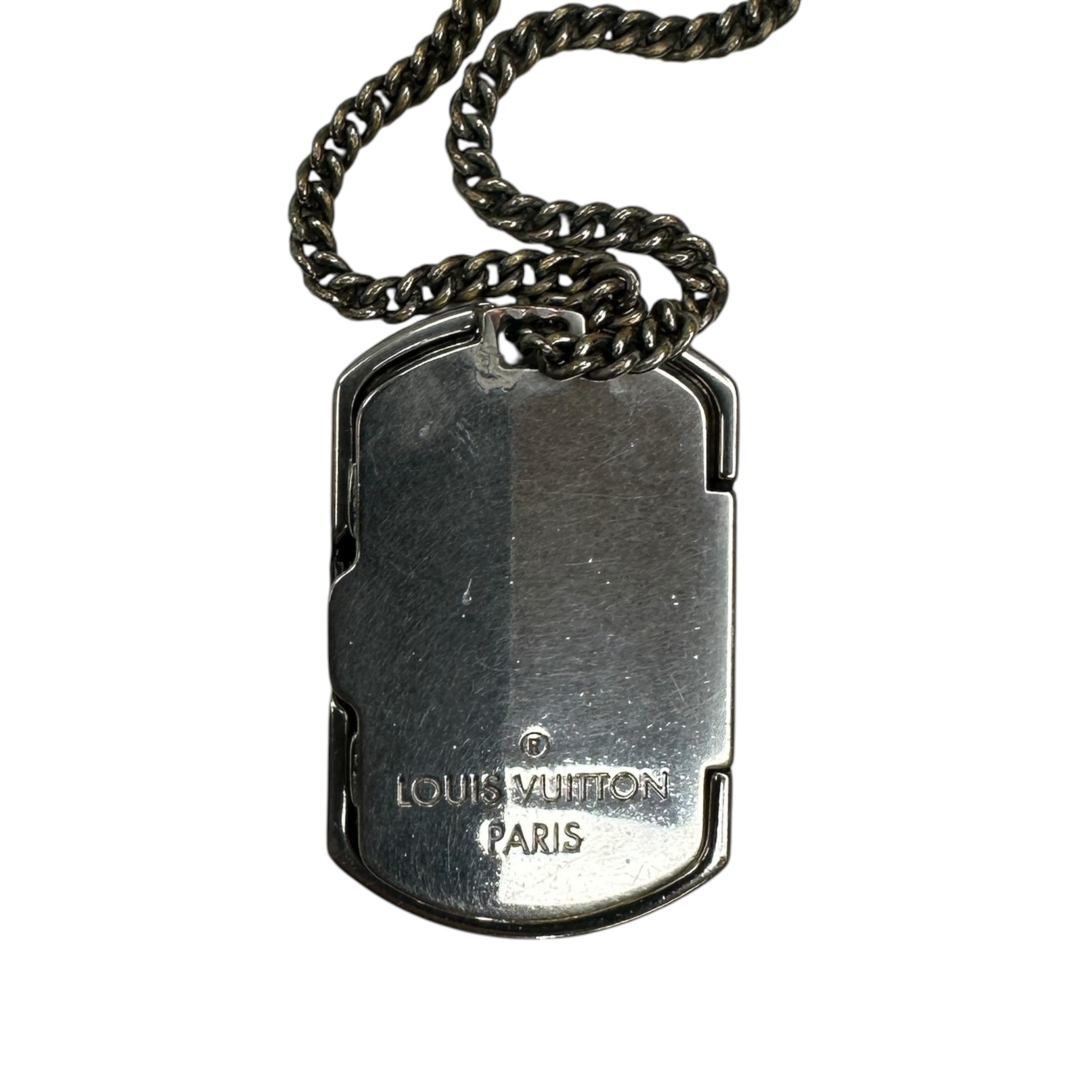 Louis Vuitton Dog Tag Monogram Necklace