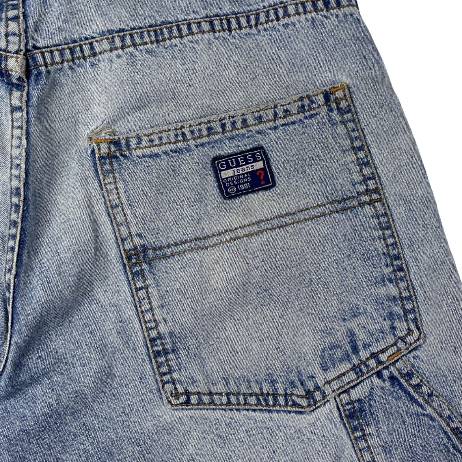 Vintage Guess Carpenter Denim Shorts
