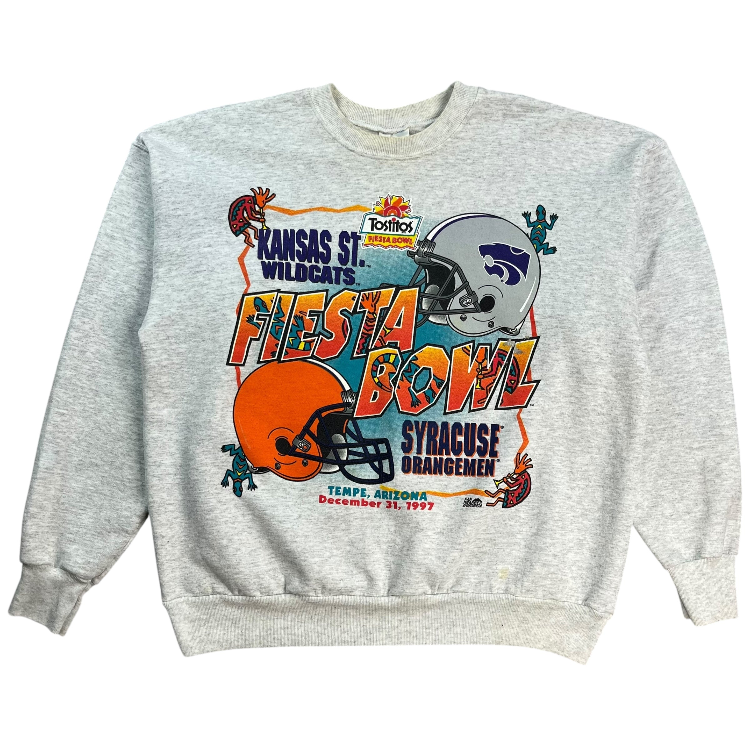 1997 Tostitos Fiesta Bowl Crewneck Light Grey
