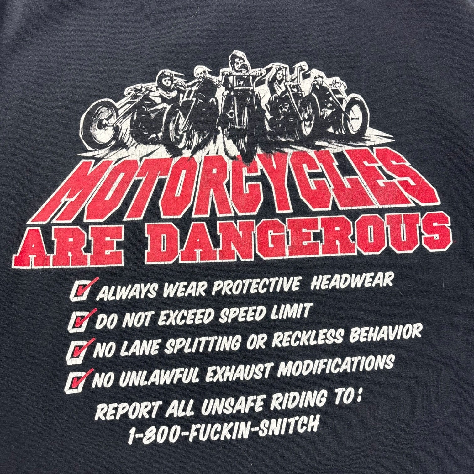 Vintage West Coast Coppers Snitch Checklist T-Shirt Black