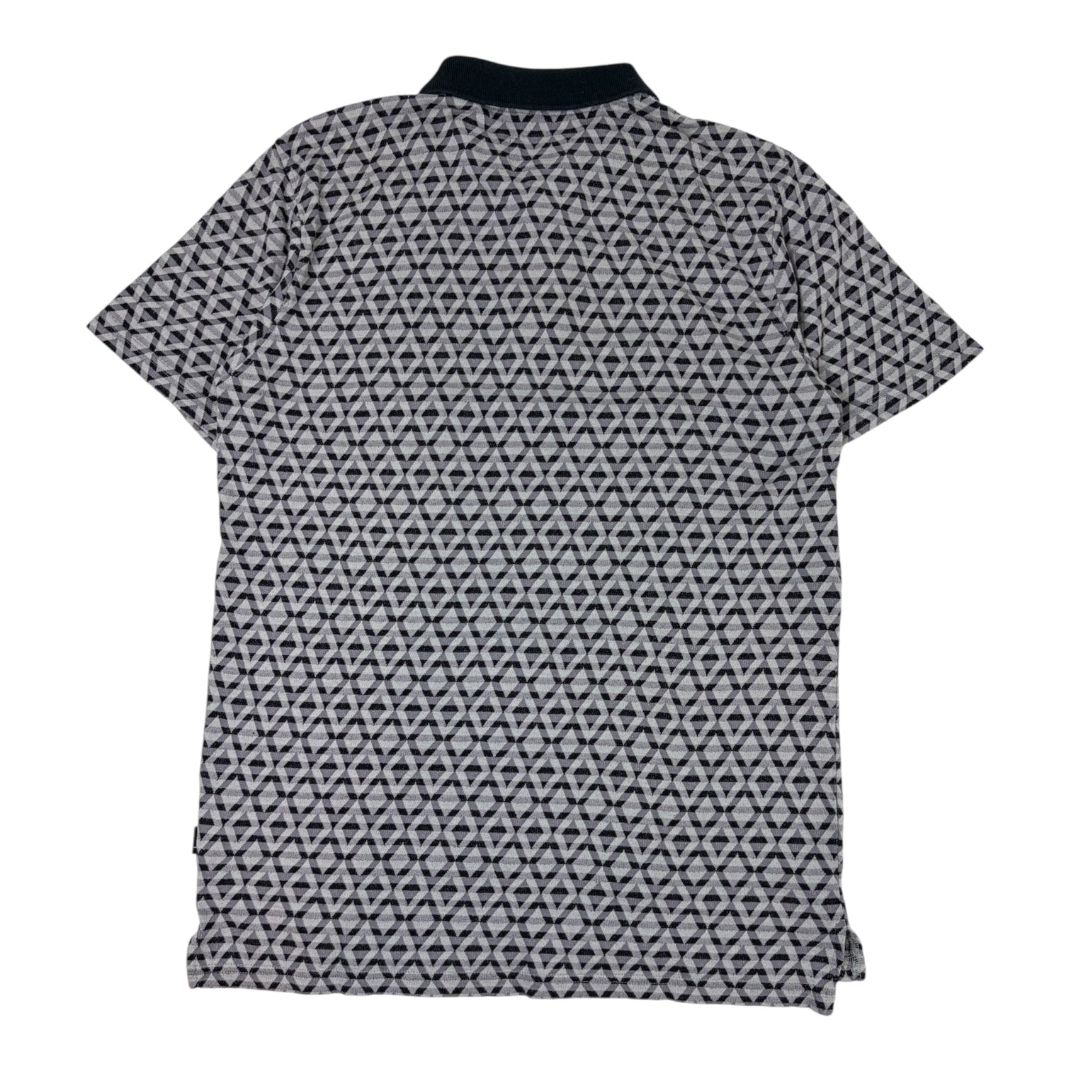 Stussy Diamond Polo Shirt Black & White