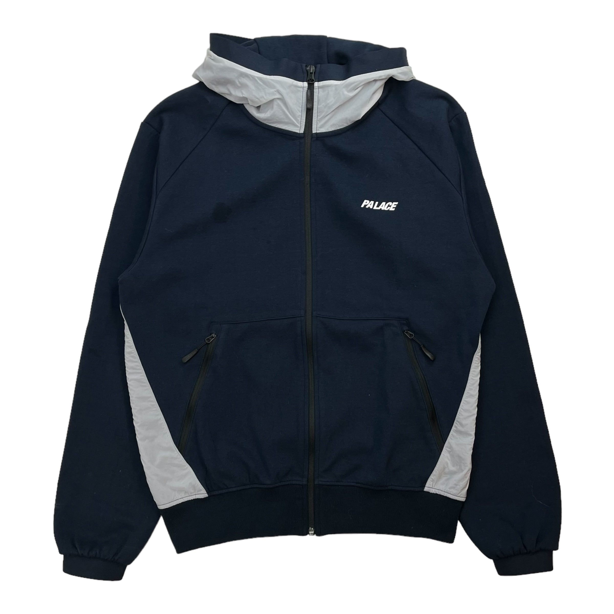 Palace Overlay Track Top Navy