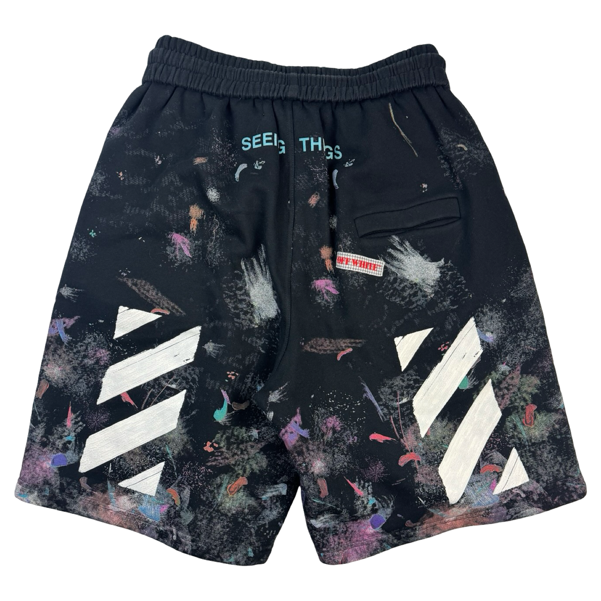 Off-White Galaxy Brushed Cotton Shorts