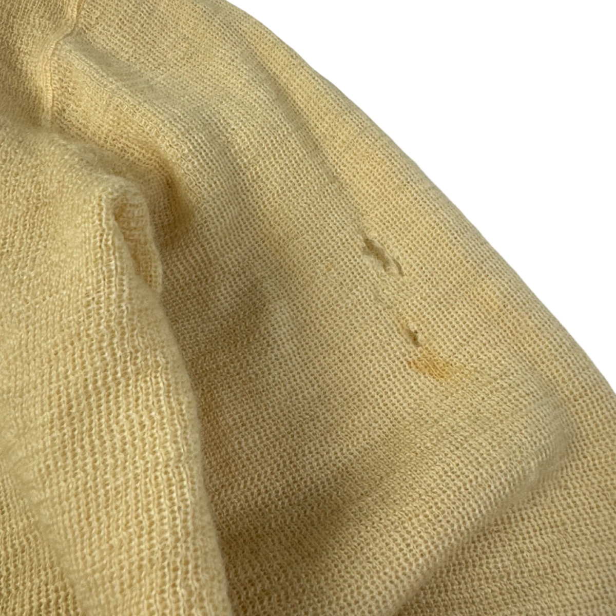 True Vintage Caldwell Pure Wool Knit Cardigan Distressed
