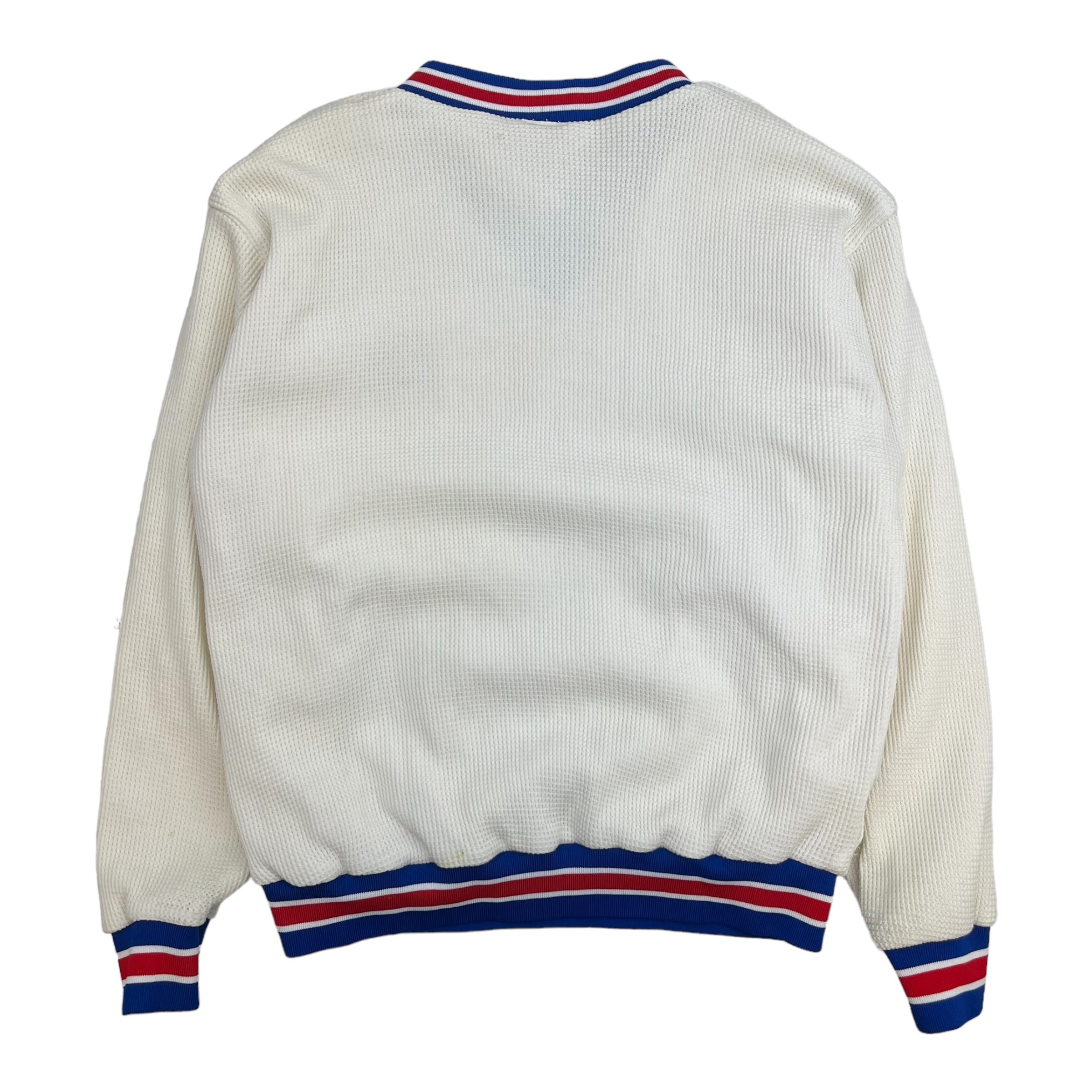 Vintage Russell Waffle Nylon Pullover Shell Cream
