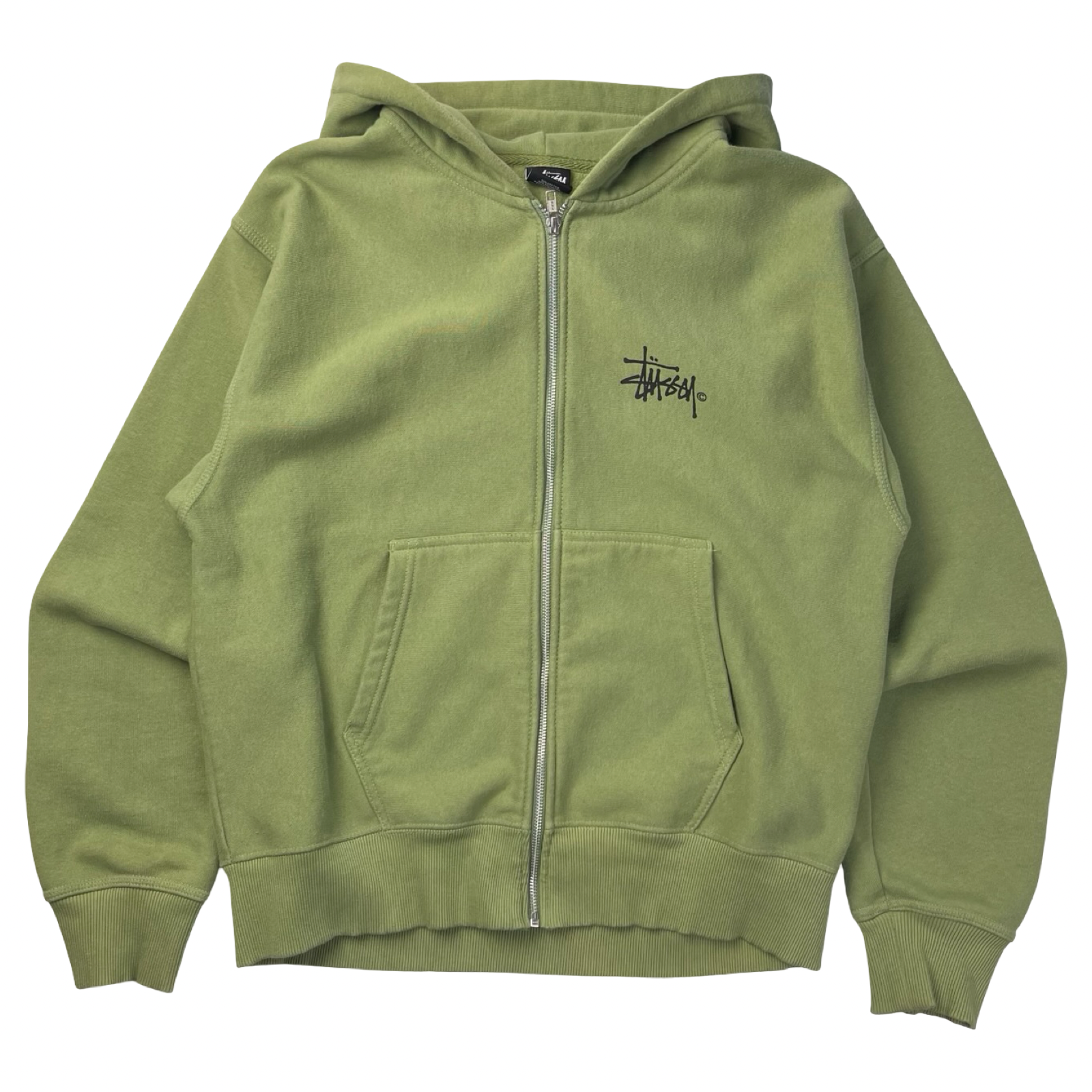 Stussy IST Venus Full-Zip Pullover Hoodie Green