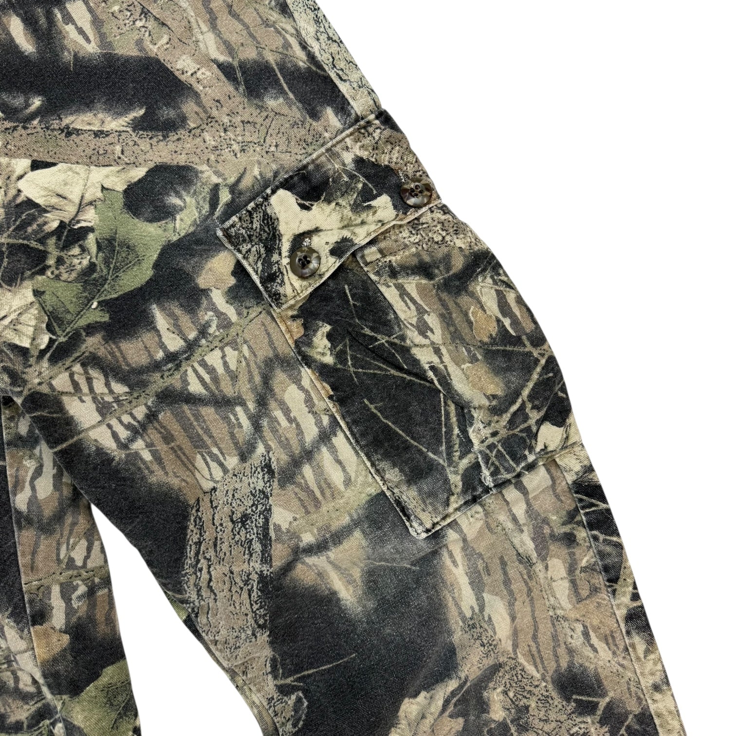 Vintage Faded Camo Cargo Pants