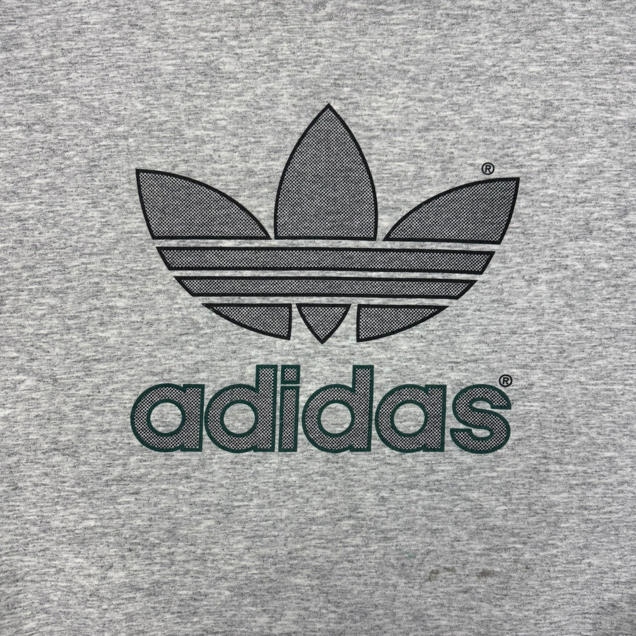 Vintage Adidas Three Stripe Sleeves Crewneck