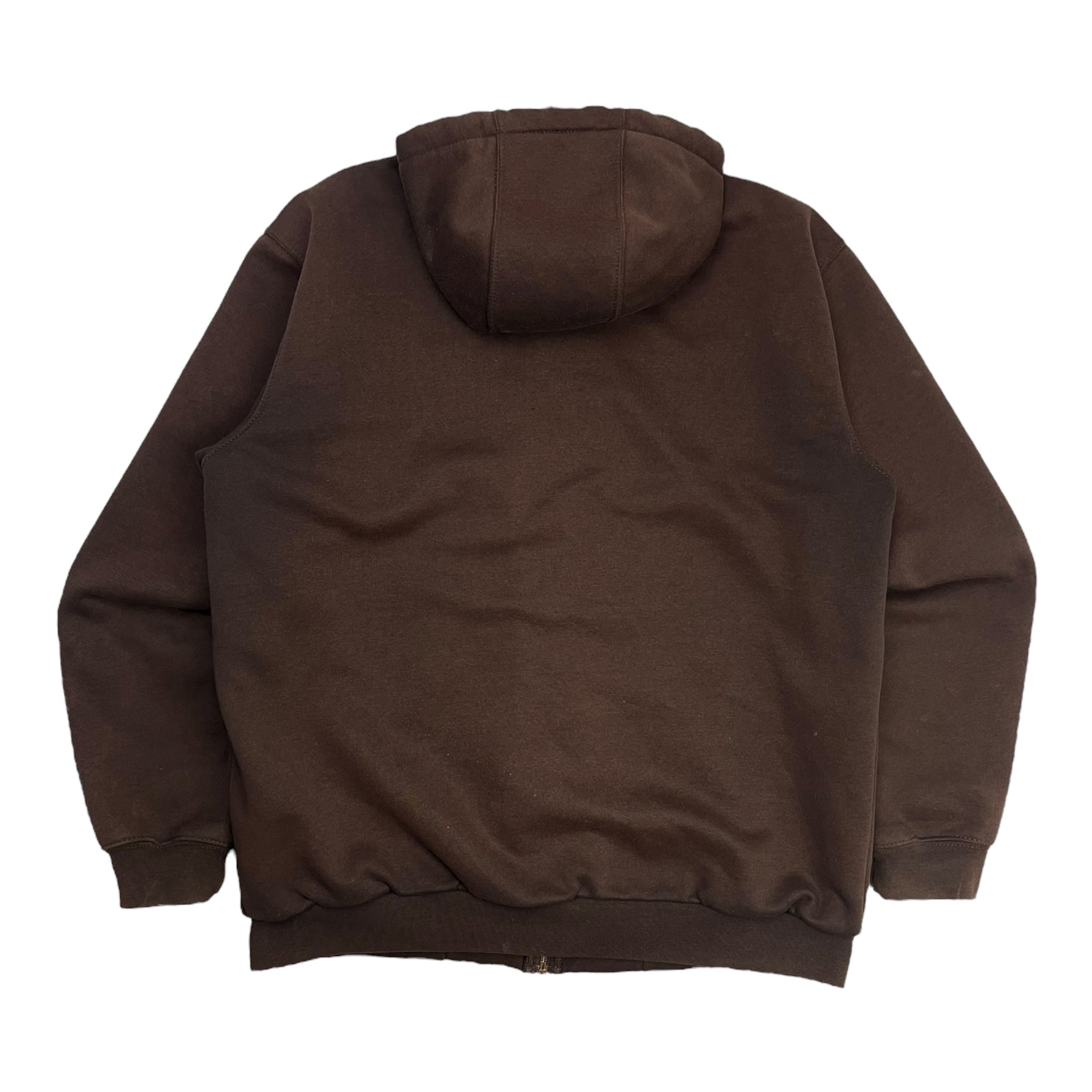 Vintage Carhartt Thermal Lined Zip-Up Hoodie Brown