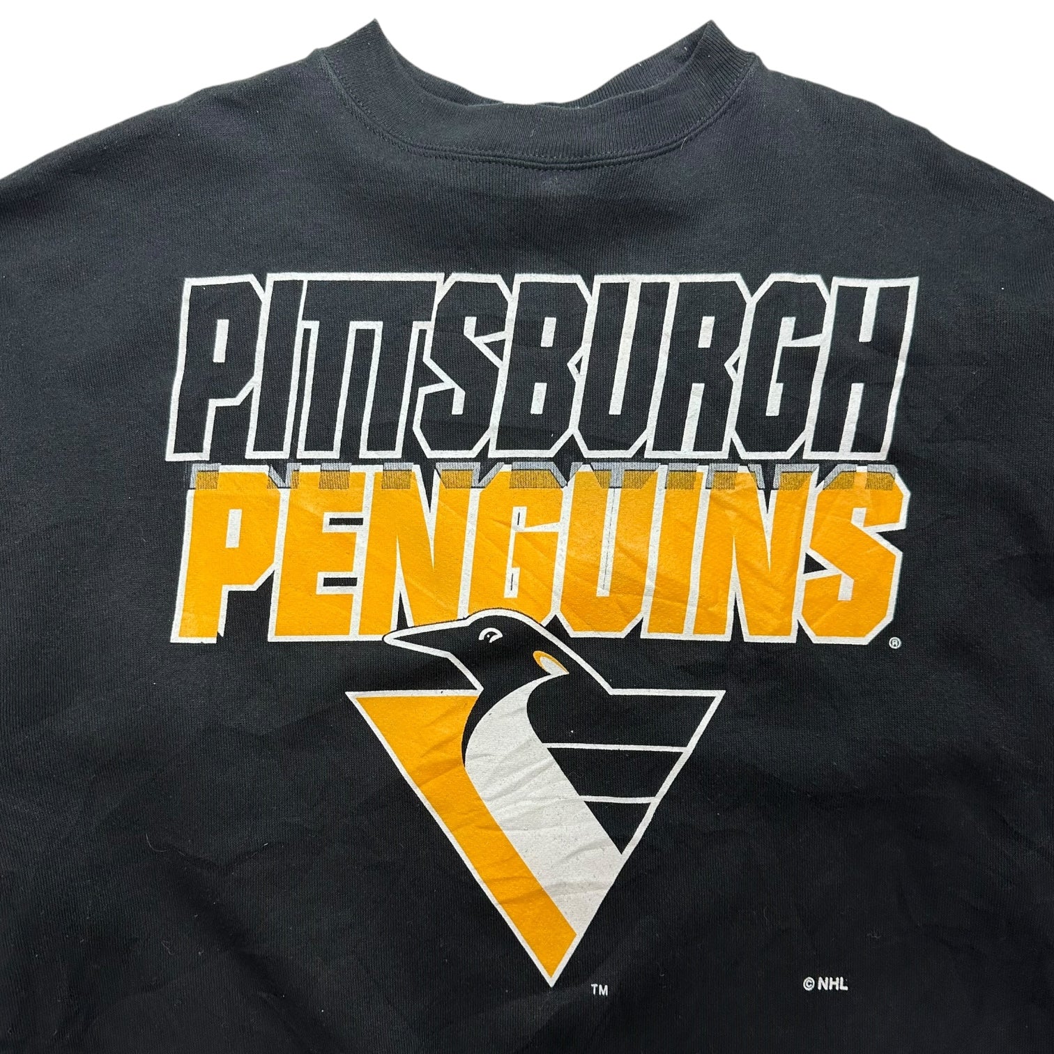 Vintage Pittsburgh Penguins Crewneck Black