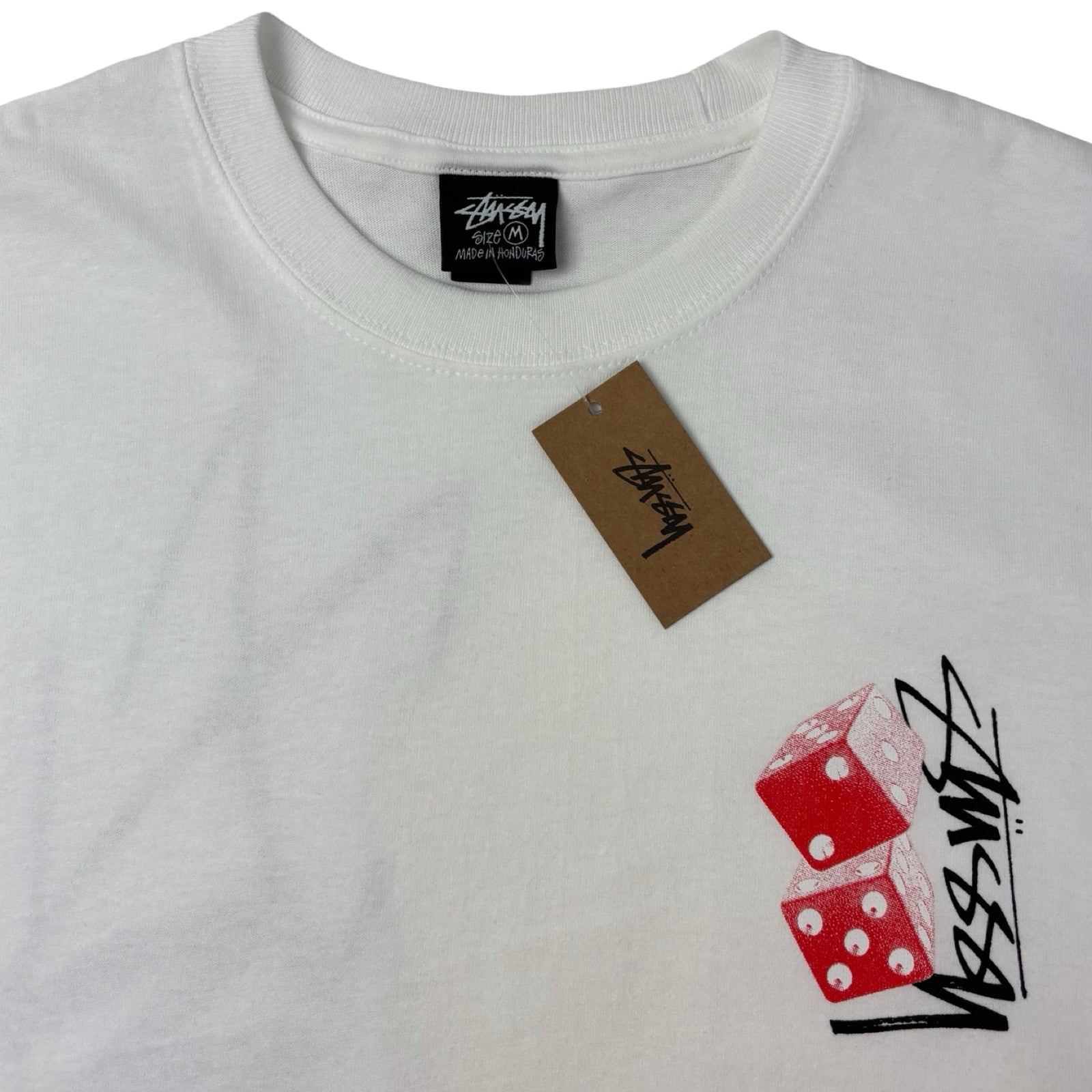Stussy Tall Dice Tee White