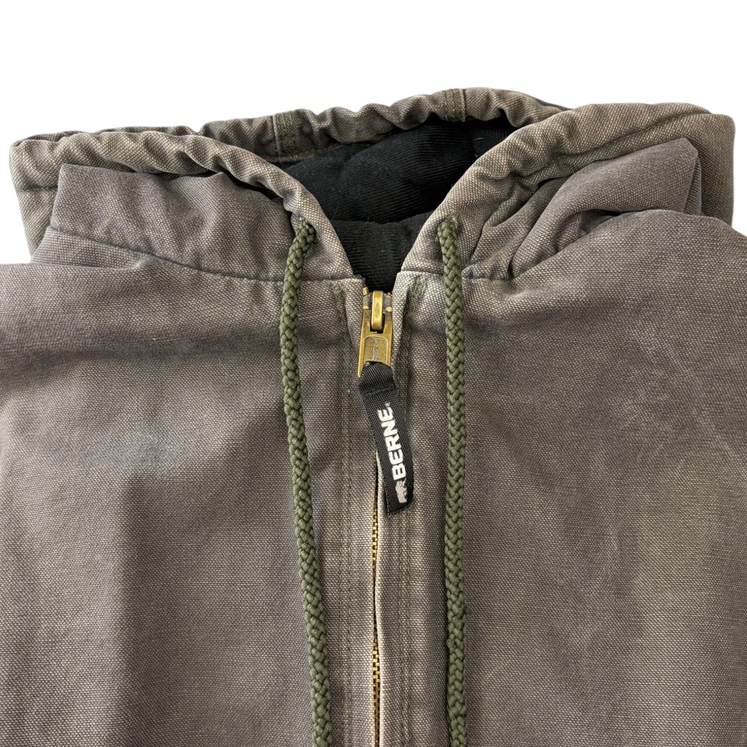 Vintage Berne Canvas Work Jacket Faded Grey