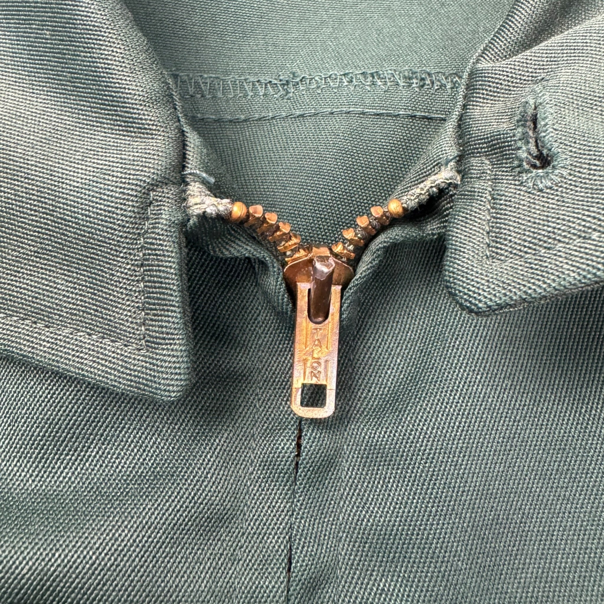 Vintage Paneled Hidden Pocket Light Jacket Forest