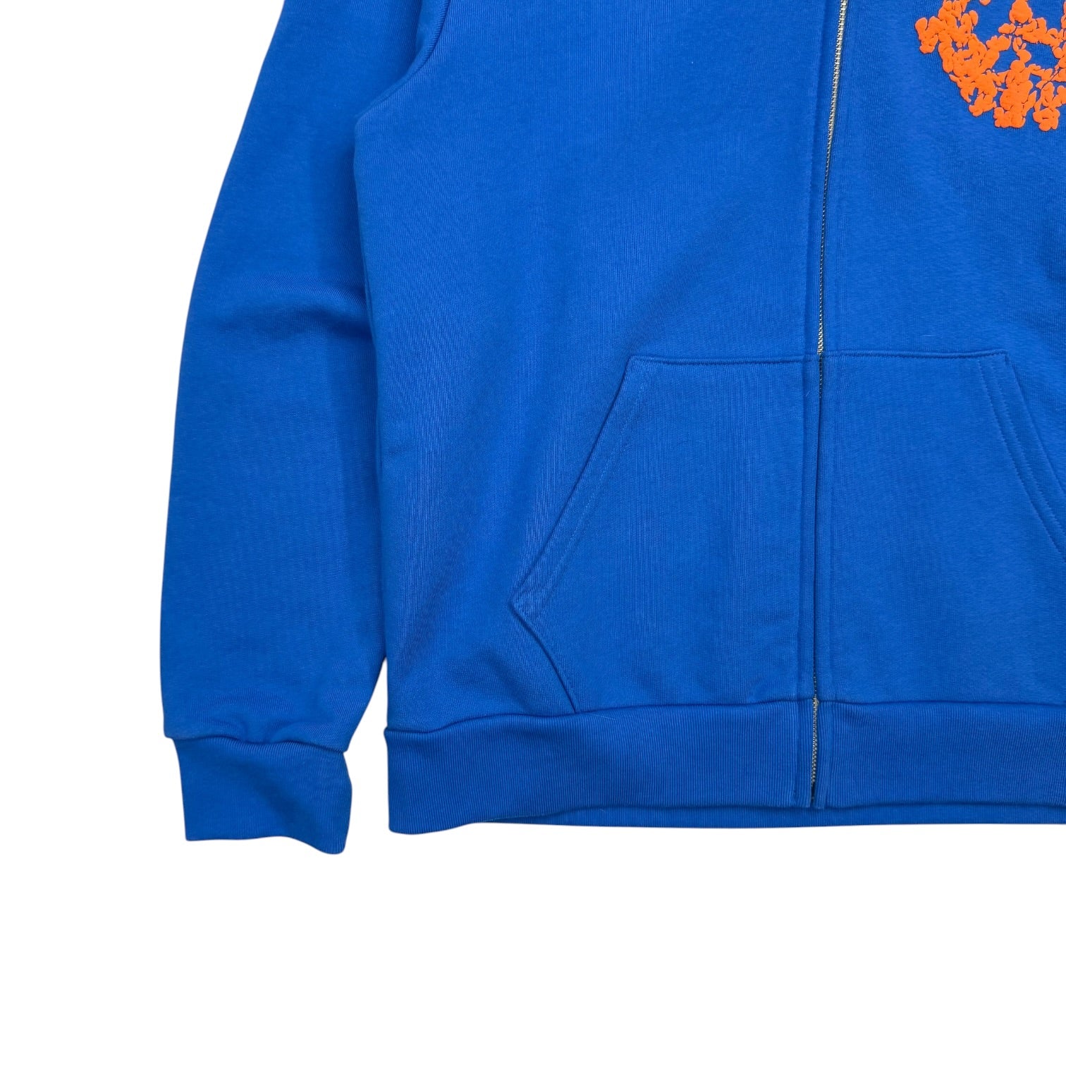 Denim Tears Denim University Zip Up Hoodie Blue