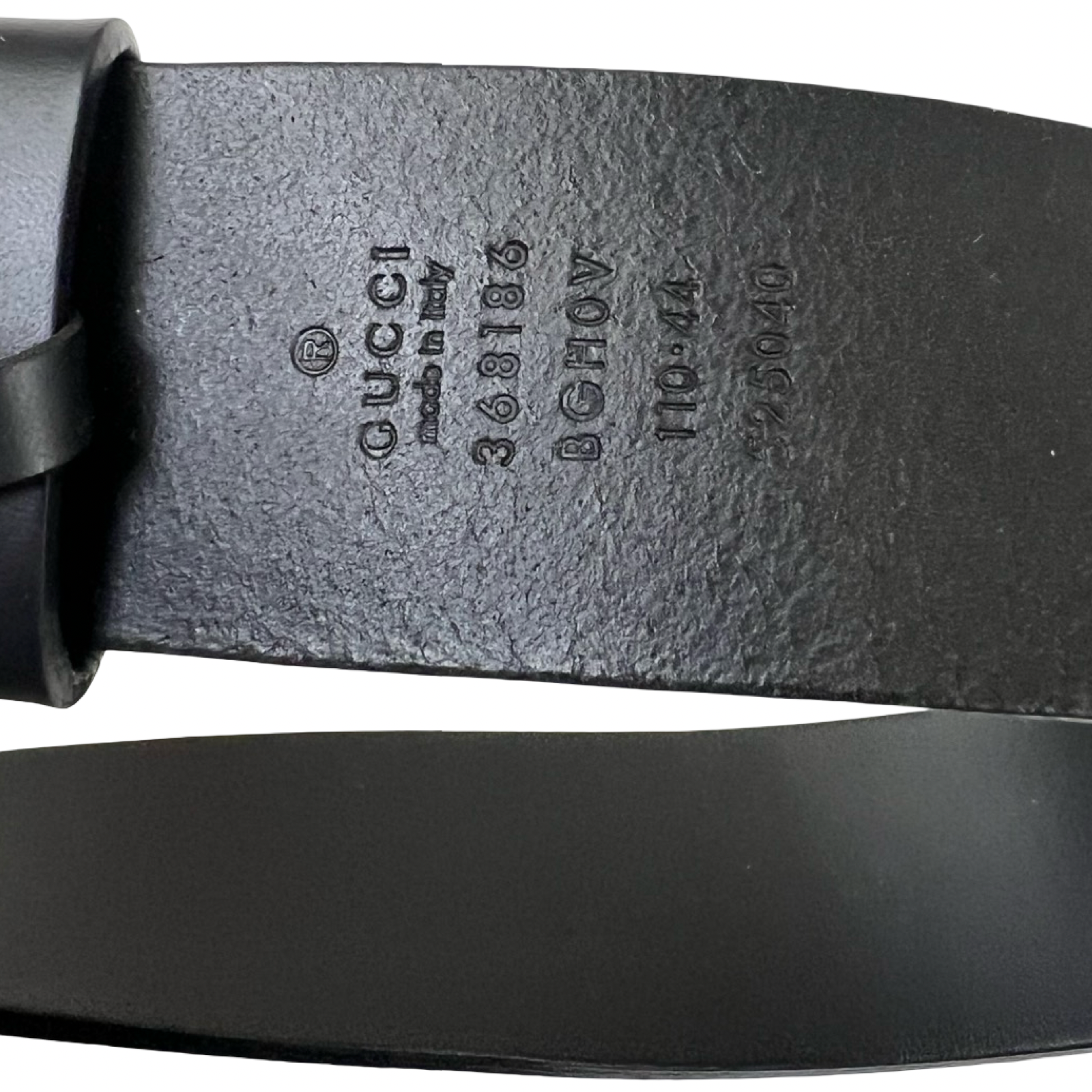 Gucci Interlocking G Matted Black Belt