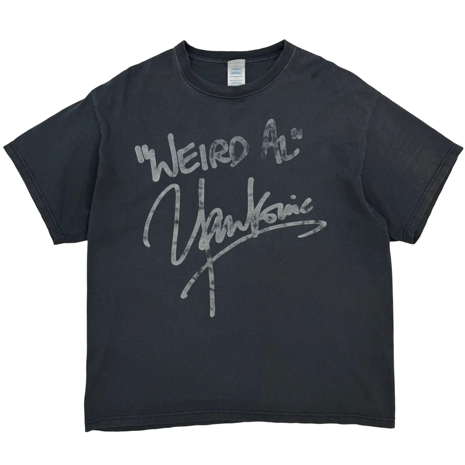 Vintage “Weird Al” Yankovic Autograph Tee Black