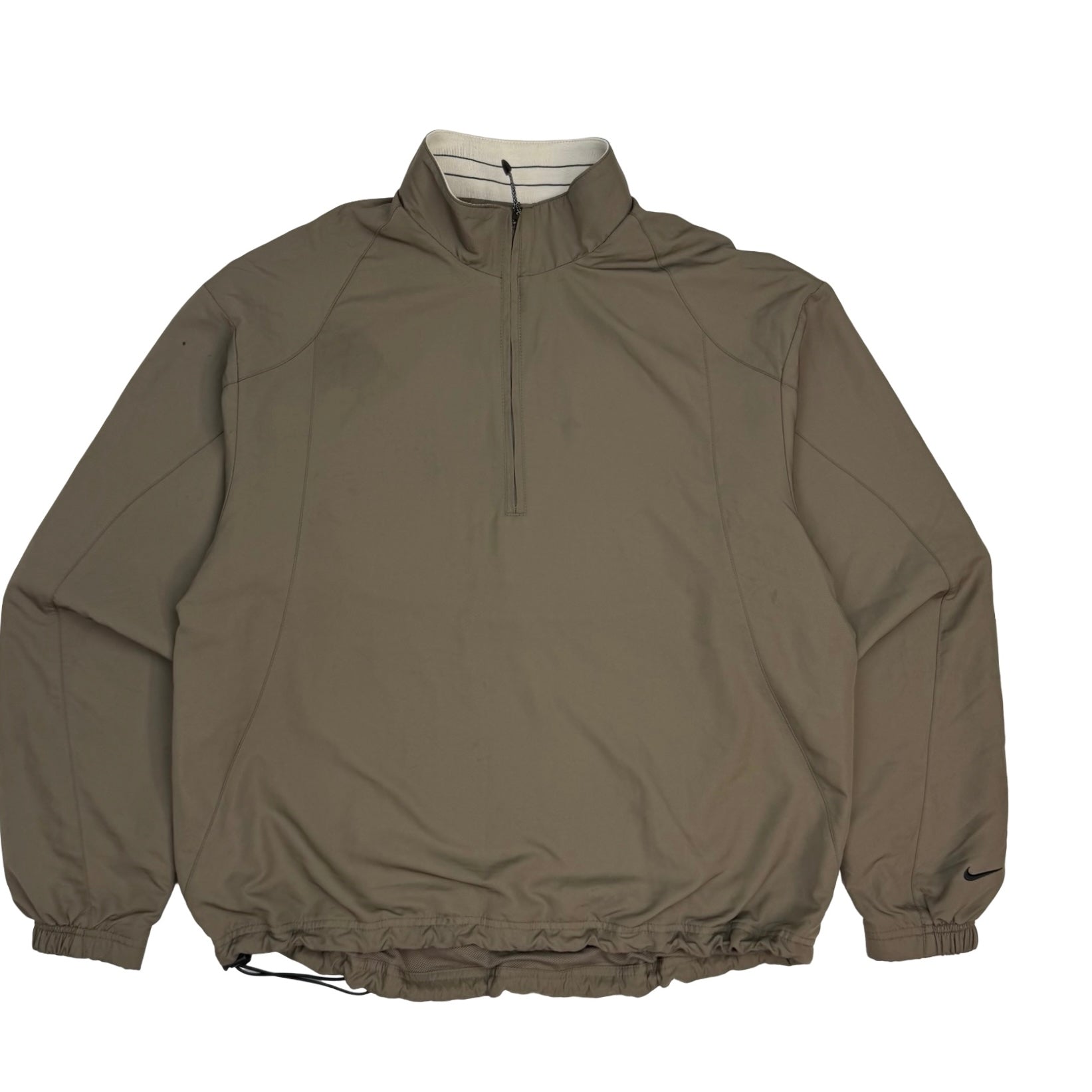 Vintage Nike Golf Quarter Zip Windbreaker Olive
