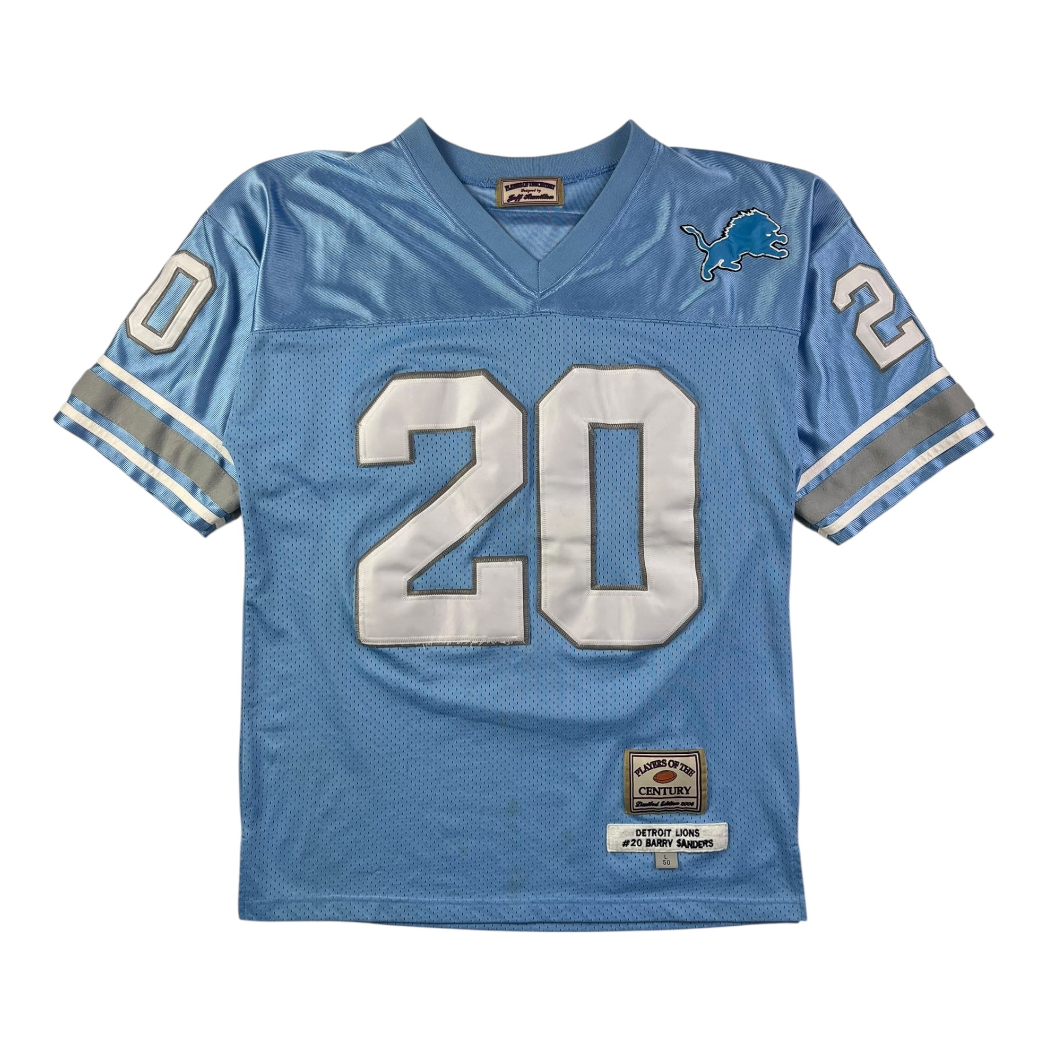 Detroit Lions Barry Sanders Player of the Century Jersey