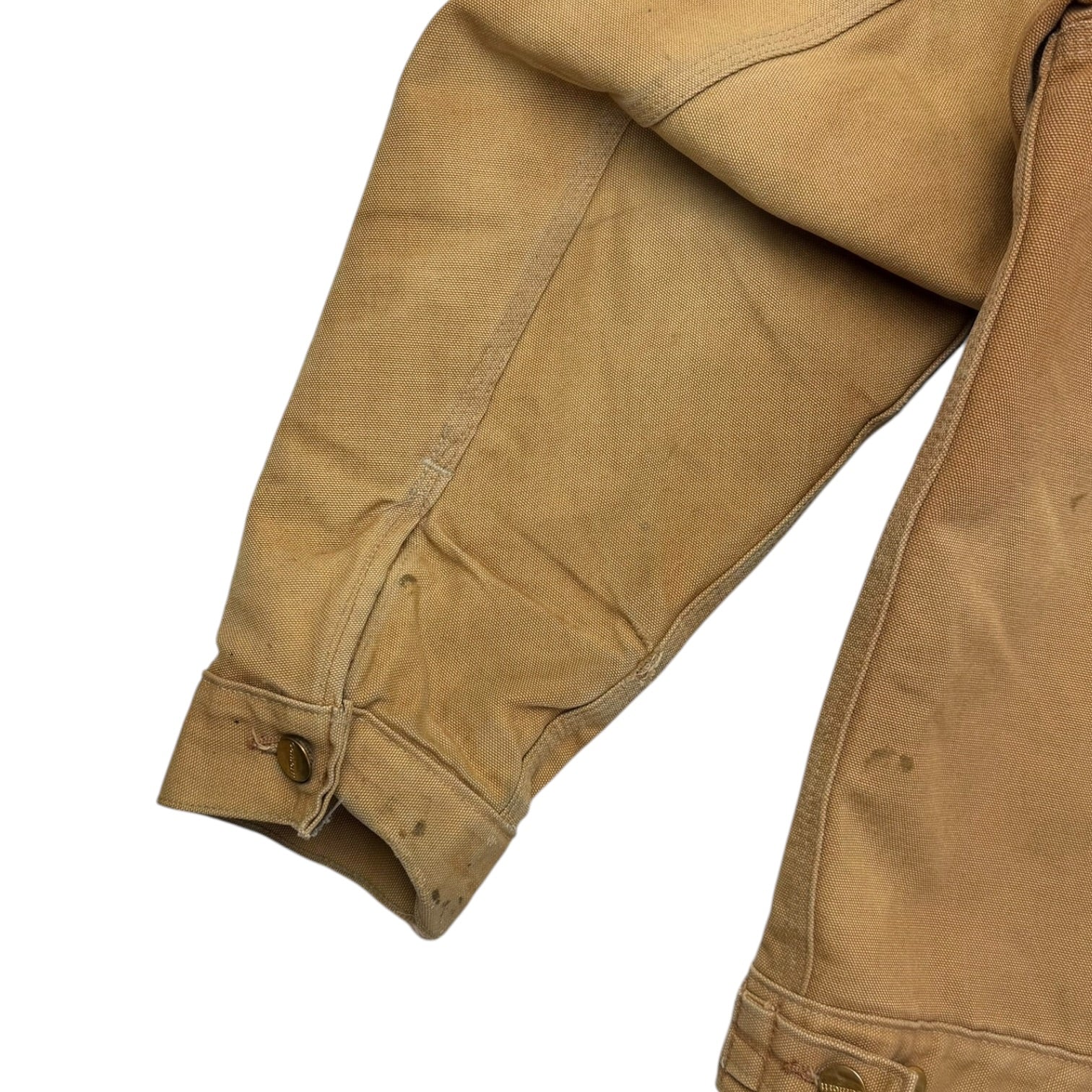 Carhartt J148 Blanket-Lined Firm Duck Jean Jacket Brown