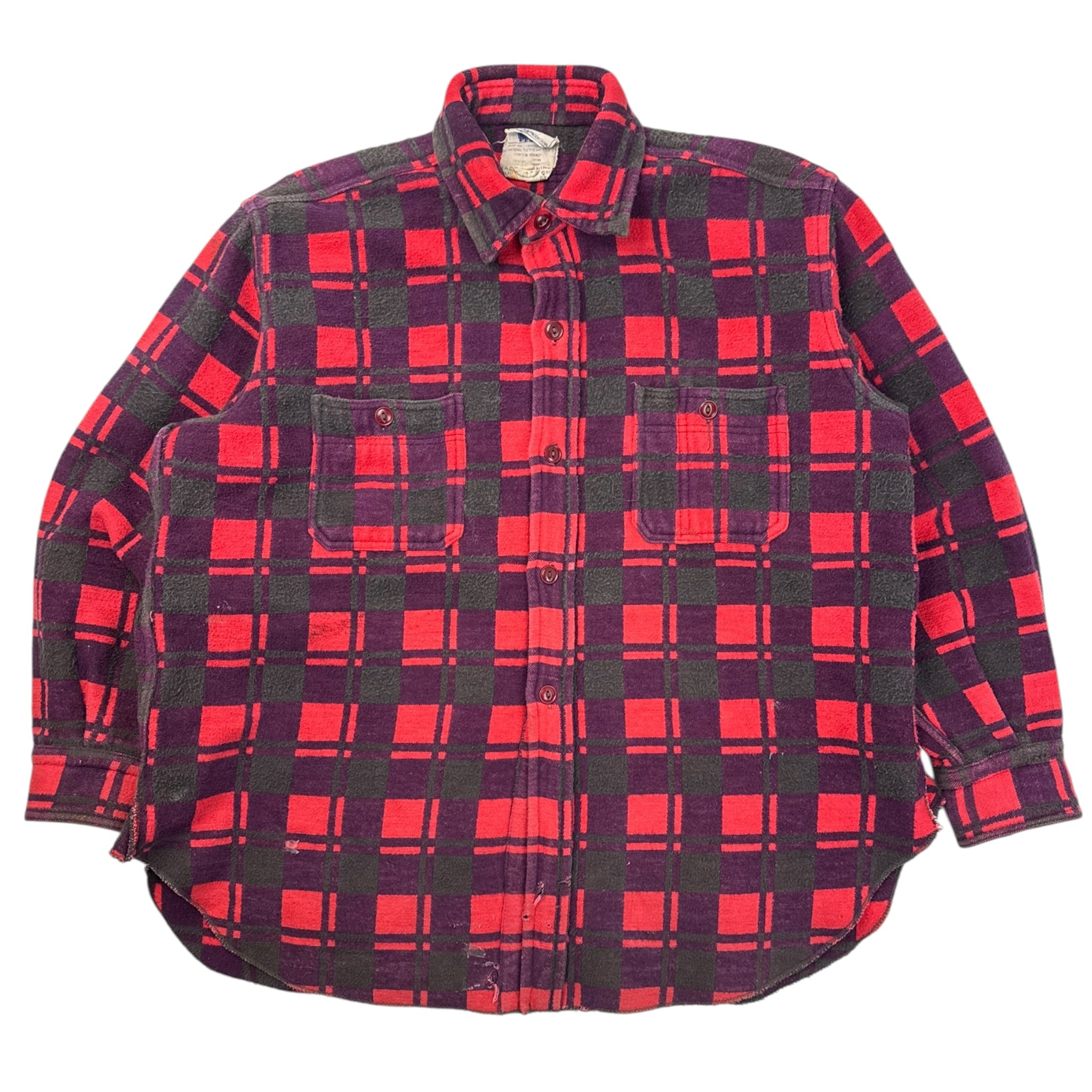 Vintage Champion Flannel Button Up Shirt