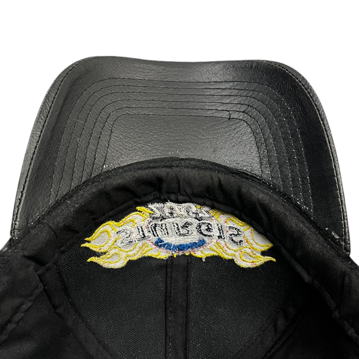 2003 Sturgis Flamey South Dakota Leather Hat