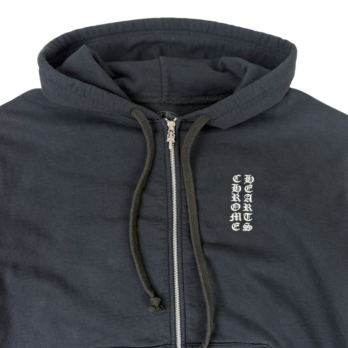 Chrome Hearts Thermal Zip Up Hoodie Black