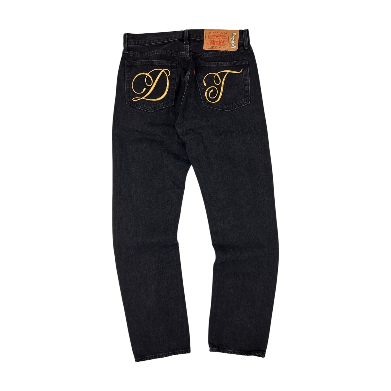 Denim Tears x Levi’s DT Script Jeans Black