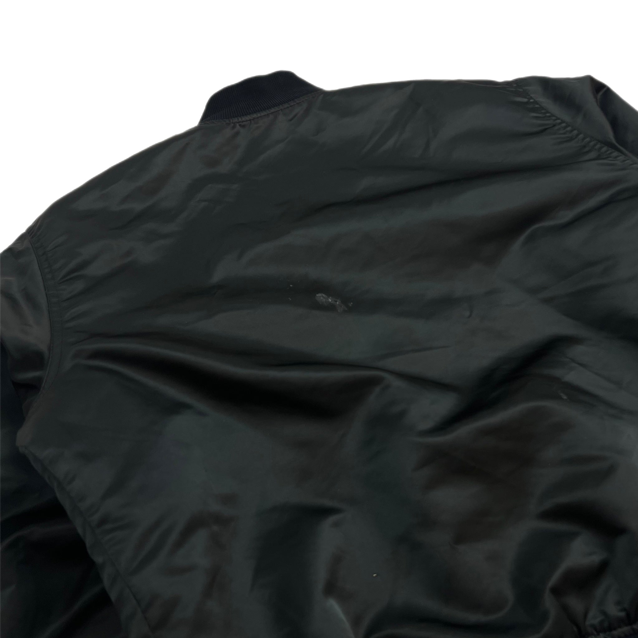 Vintage Oakland Raiders Satin Starter Jacket Black