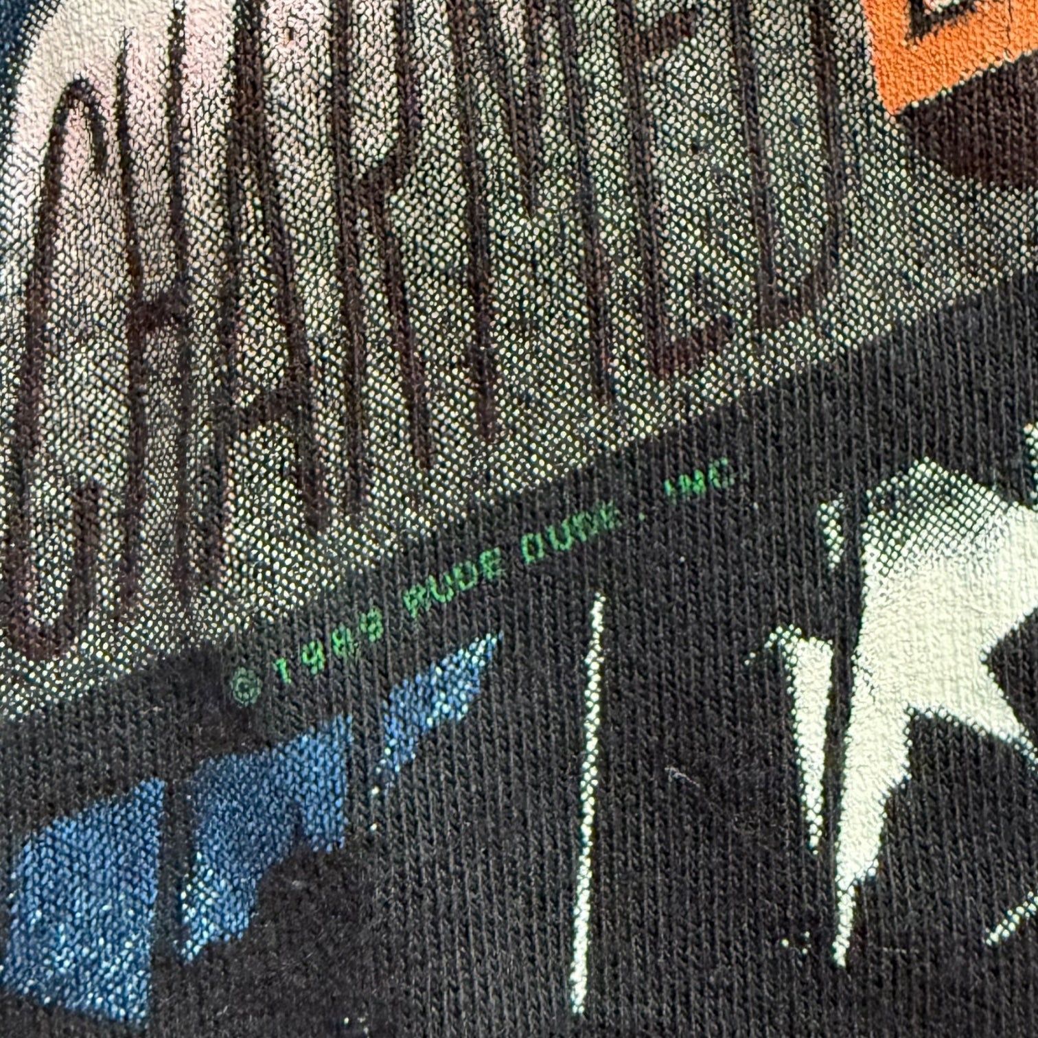 1989 Billy Idol Charmed Life Tee Blaxk