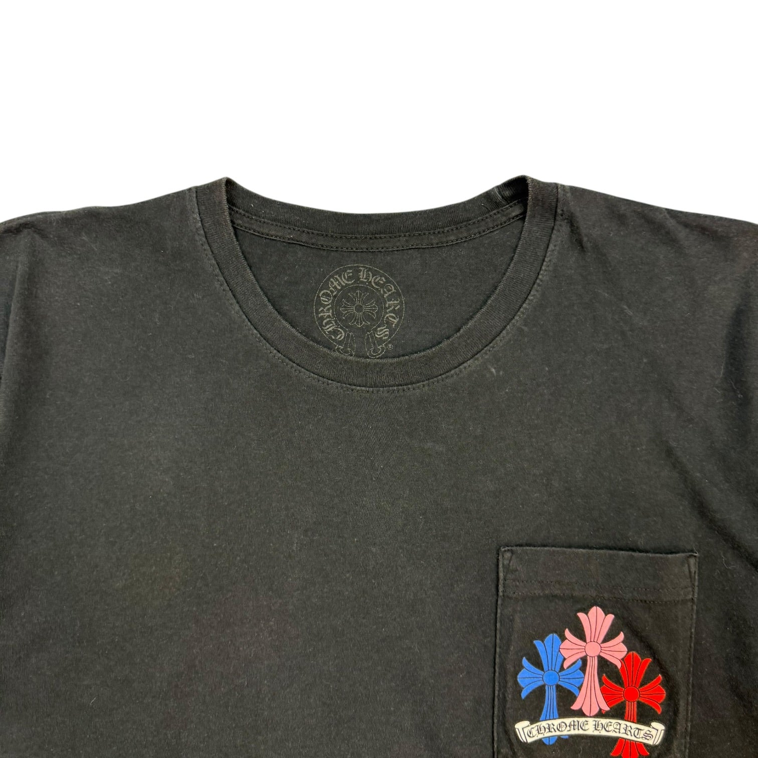 Chrome Hearts Cross Cemetery Tee Black/Multicolour