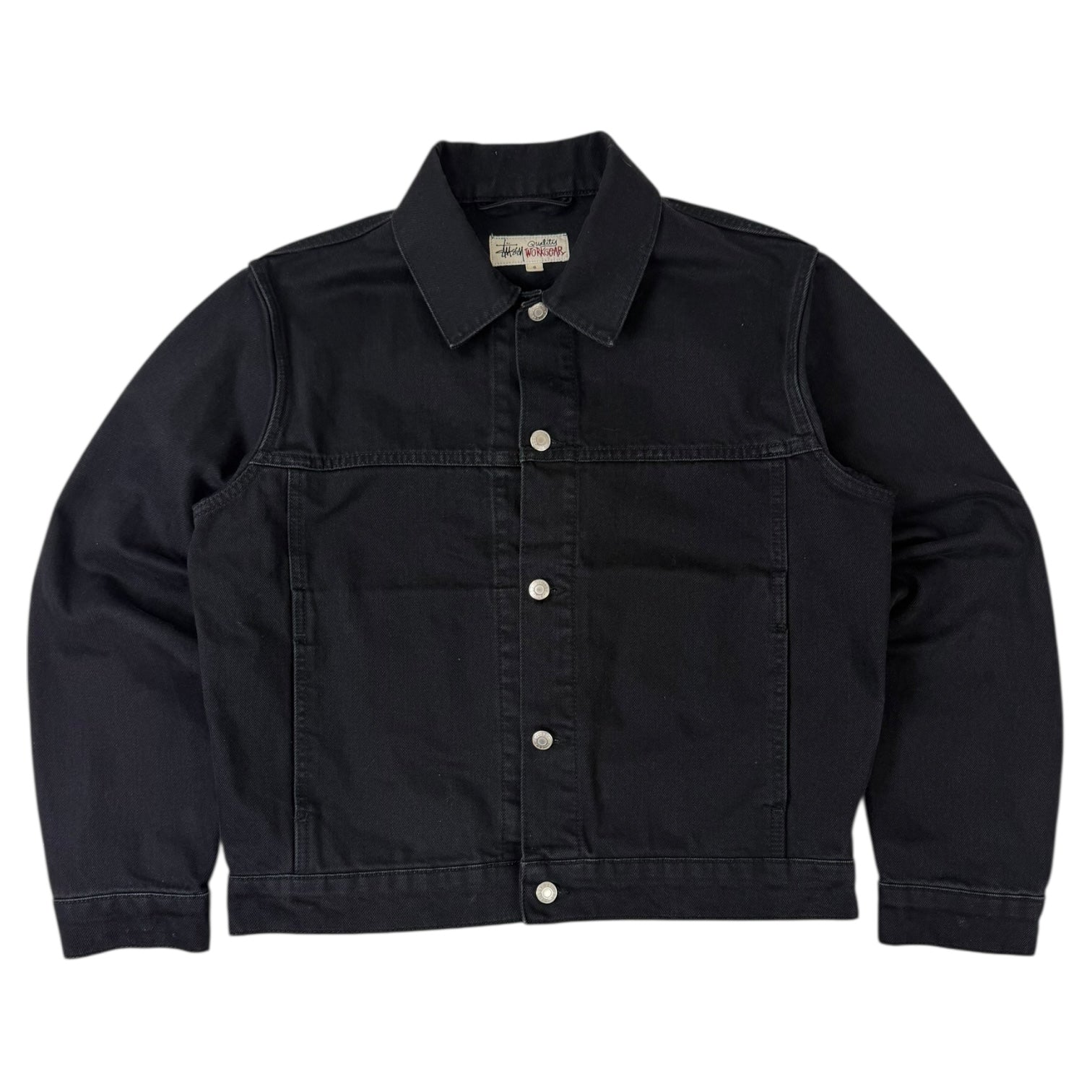 Stussy Trucker Denim Jacket Black