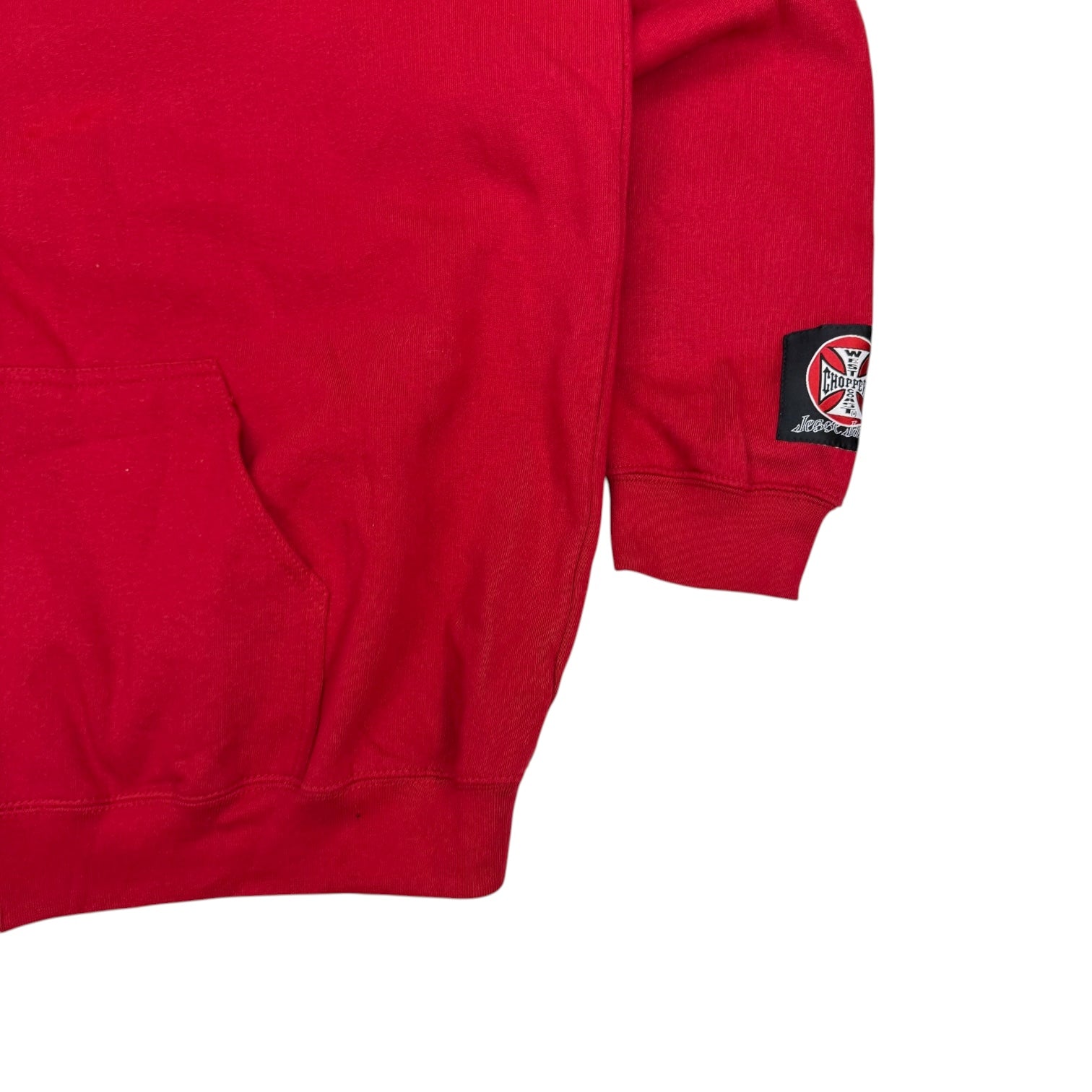 Vintage West Coast Choppers Zip Up Hoodie Red