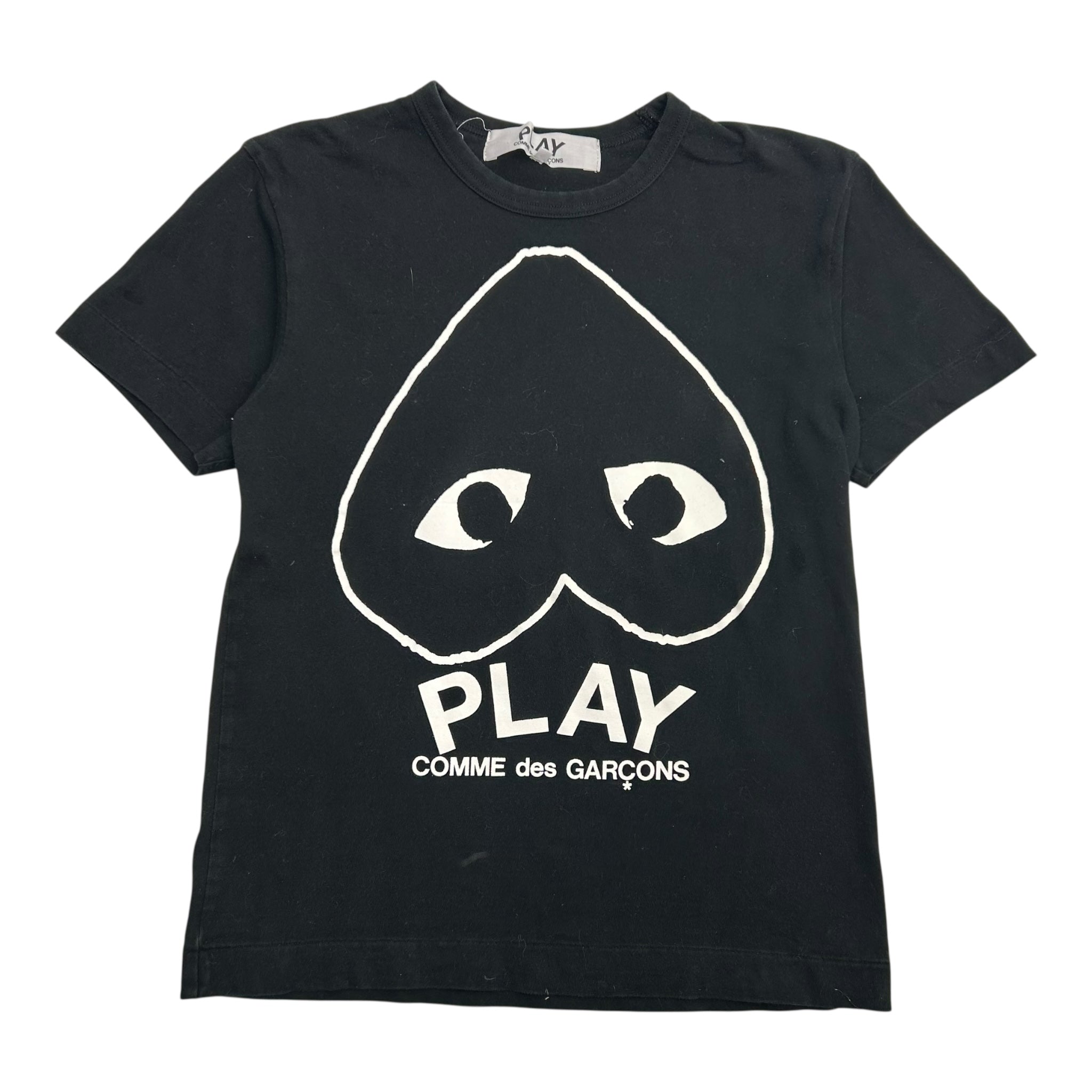 Comme Des Garçon Play Upside Down Heart Tee