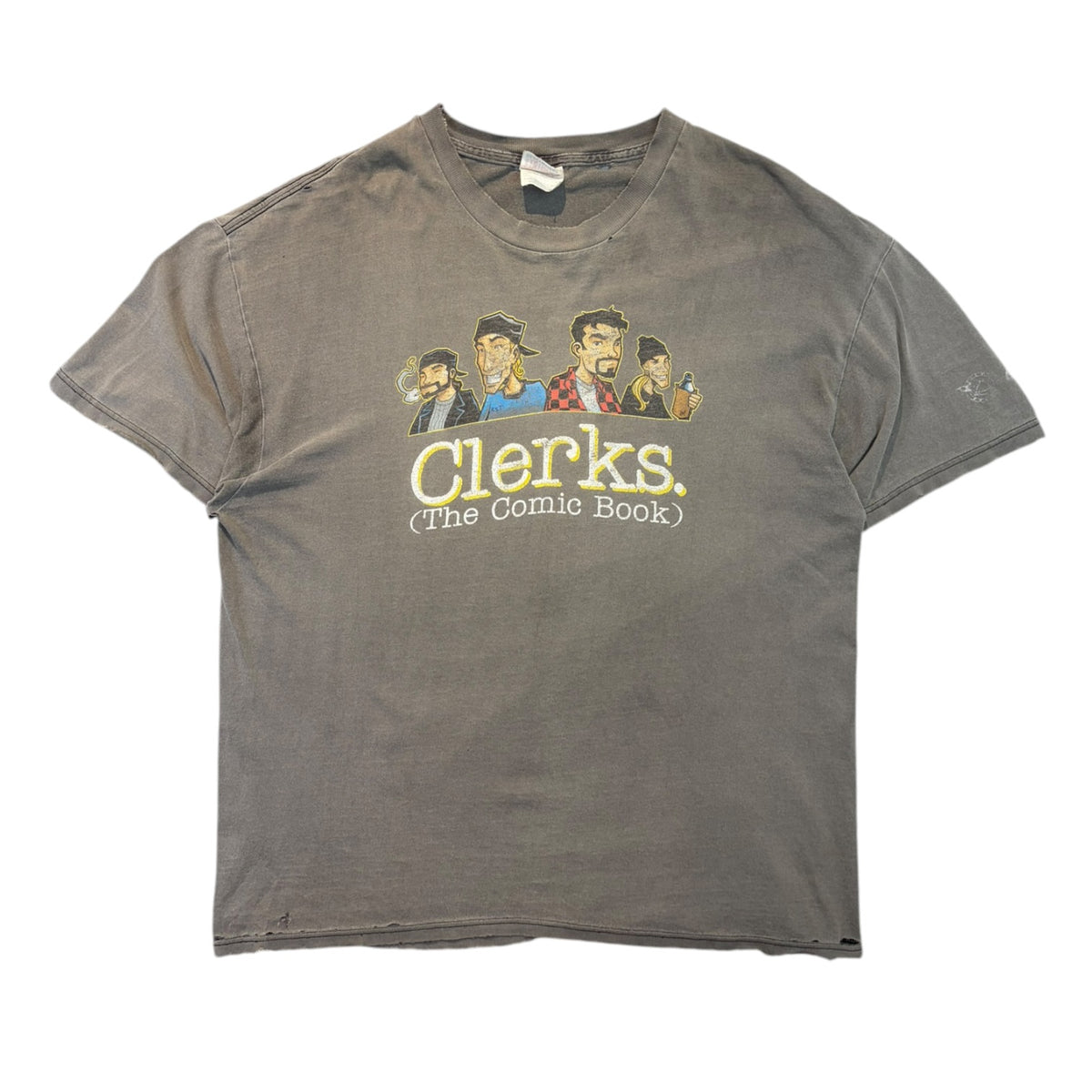 Vintage 1998 Clerks: The Comic Book Promotional T-shirt Grey
