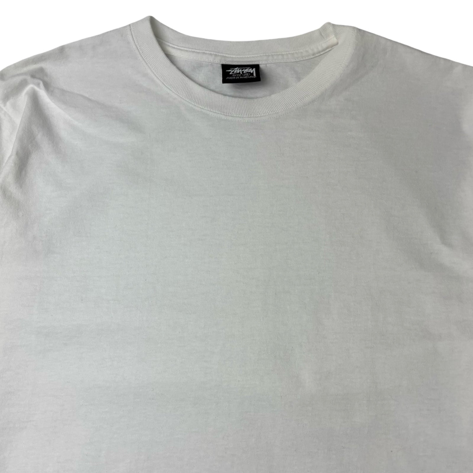 Stussy Skateman L/S Tee White