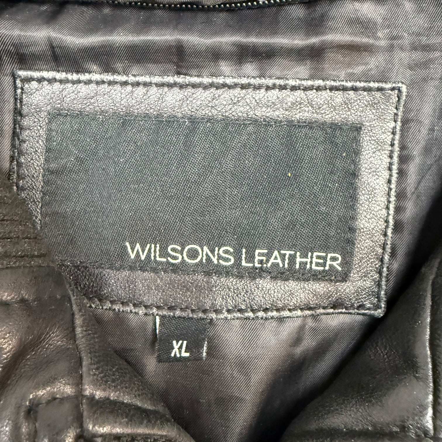 Vintage Wilsons Leather Jacket Black