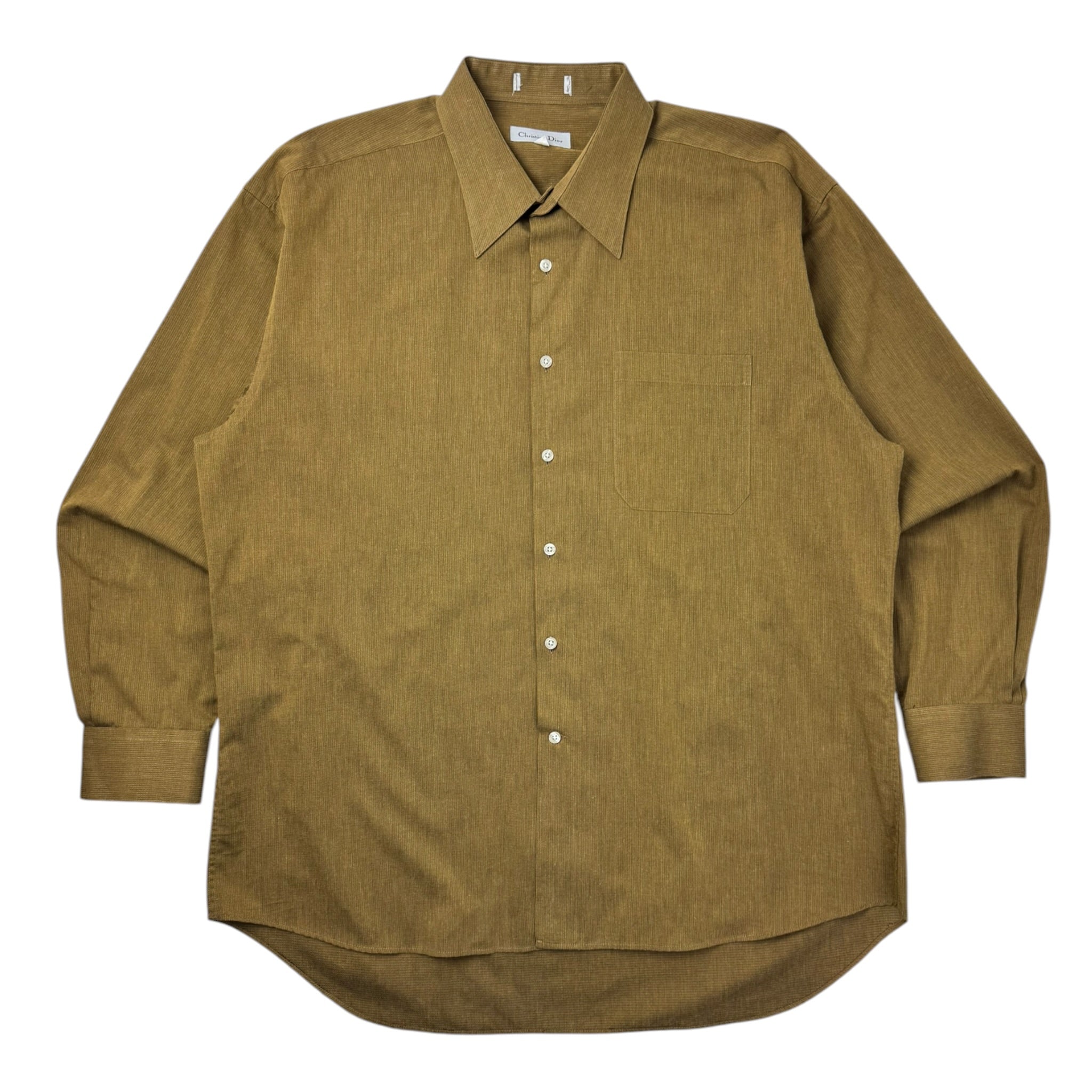 Vintage Christian Dior Button Up Tanned Gold