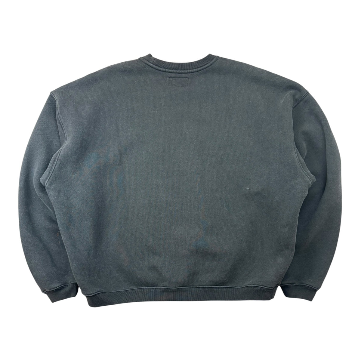 Stussy Sport Big Crackle Washed Crewneck Black