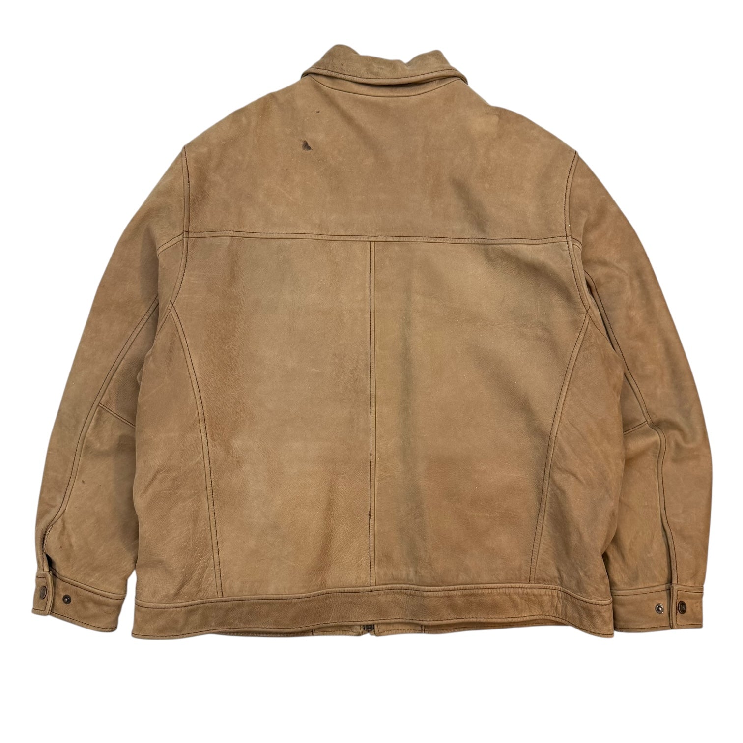 Vintage Marc New York Leather Jacket Light Brown