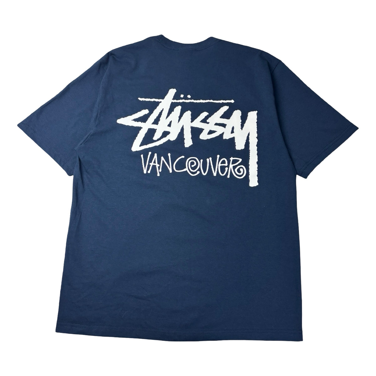 Stussy Stock Vancouver Tee Blue