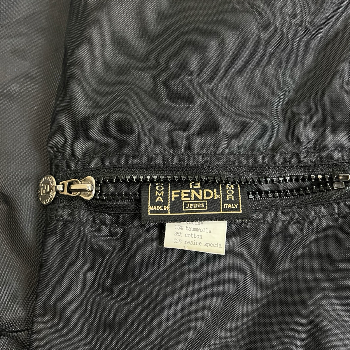 Vintage Fendi Zucca Monogram Reversible Hooded Jacket