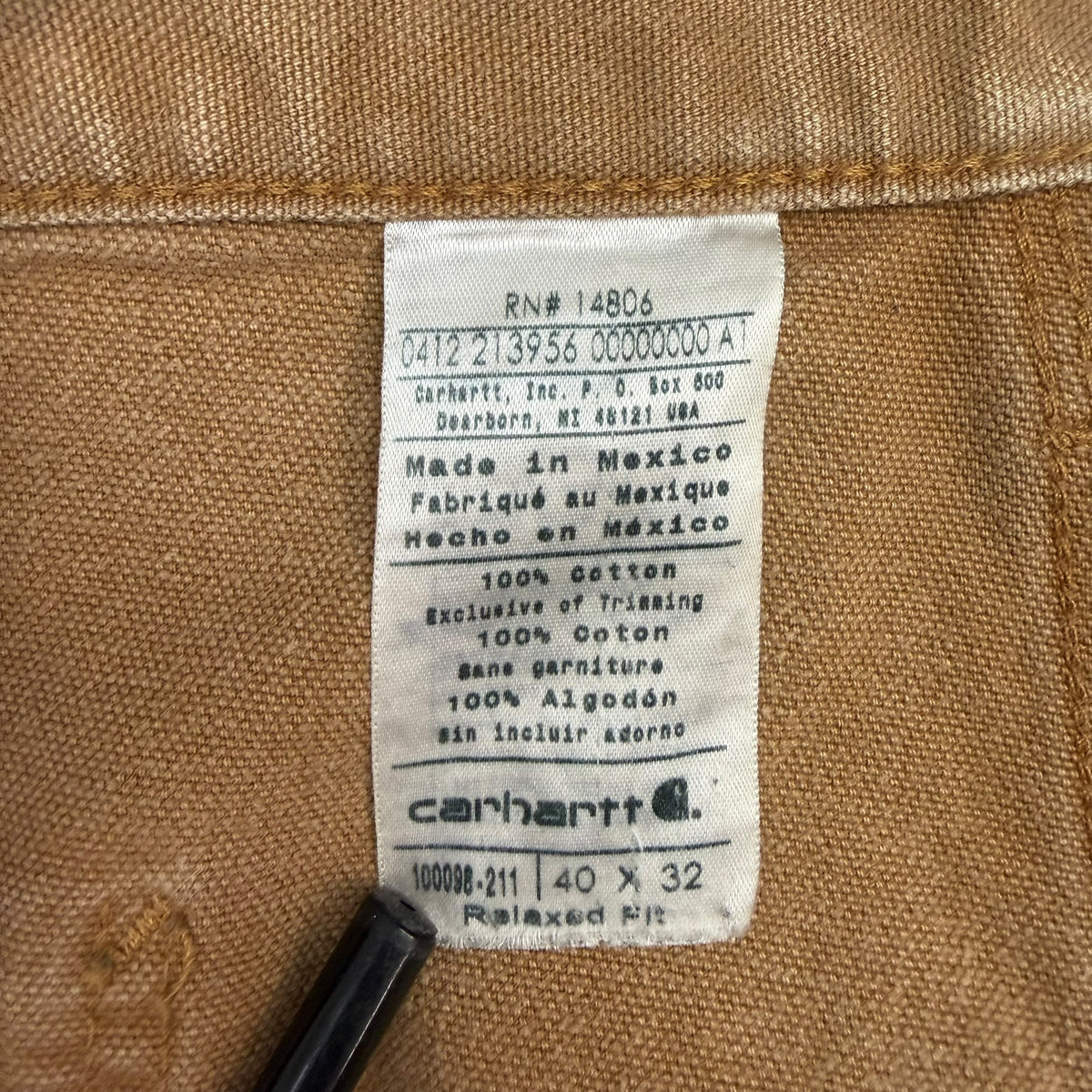 Vintage Carhartt Double Knee Pants Tan