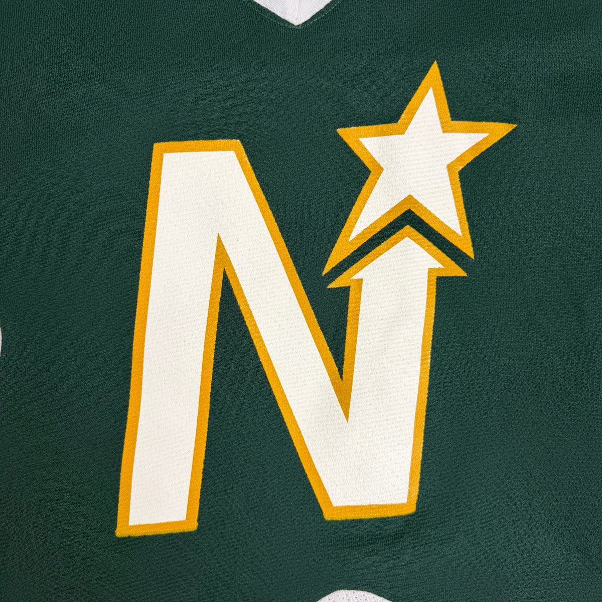 Vintage Minnesota North Stars Jersey Green